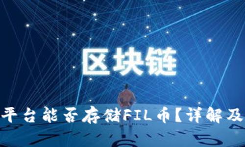 Tokenim平台能否存储FIL币？详解及用户指南